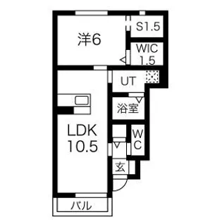 モン レーヴB棟【1階】の間取り