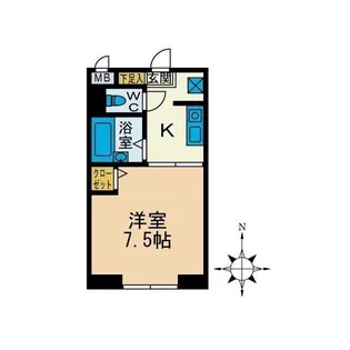 庭司苑参番館【2階】の間取り