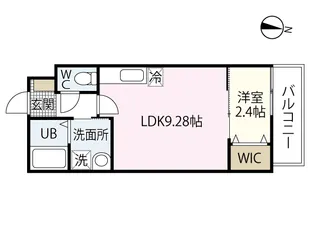 Esperanza江波【1階】の間取り
