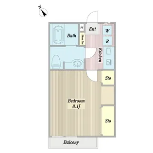 カサ・デ・ボニータ【2階】の間取り