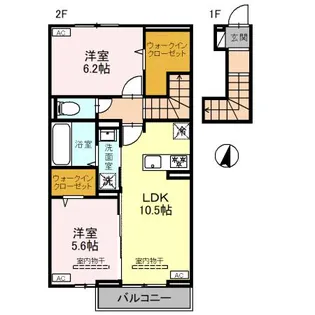 アナベルIII【2階】の間取り