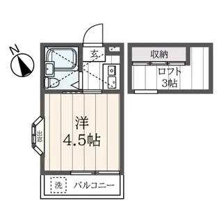 ウォールデン常盤台【2階】の間取り