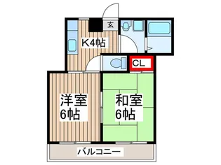 ジャスパー【2階】の間取り