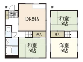 広島県広島市西区己斐上3【一戸建】の間取り