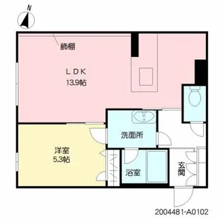 シャーメゾンprost【1階】の間取り