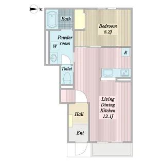 ソレーナnakahara【1階】の間取り