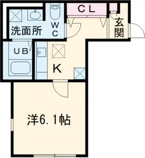 東京都福生市大字熊川【アパート】の間取り