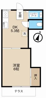 リエス東大宮B棟【1階】の間取り