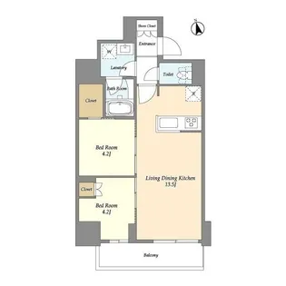 東京都江戸川区松江6【マンション】の間取り