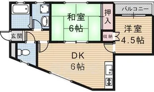 プロックコート【2階】の間取り