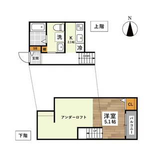blueberry本山【2階】の間取り