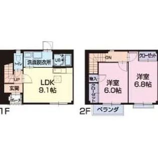 三重県伊勢市上地町【一戸建】の間取り