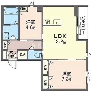 千葉県千葉市中央区中央3【マンション】の間取り