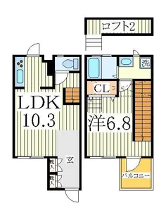 KASHIWANOHA HYGGE N棟の間取り