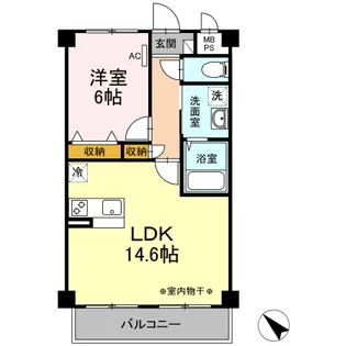 ジ・エレガンス城山【2階】の間取り