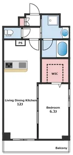 THE ROKUSEI SOUTH【2階】の間取り