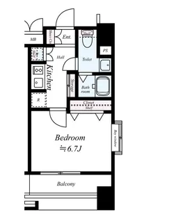 東京都荒川区東尾久4【マンション】の間取り