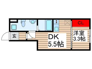 GIORNO八柱【1階】の間取り