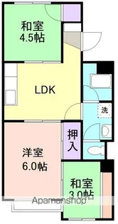 メゾンクルール【3階】の間取り