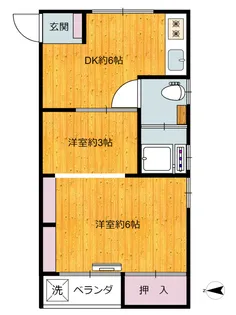 東京都北区志茂5【アパート】の間取り