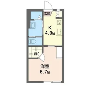 エステート静B【1階】の間取り