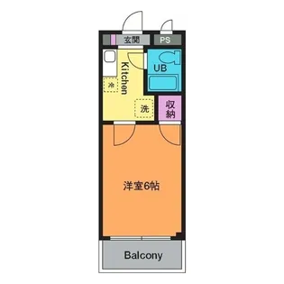 カナレハイツ【3階】の間取り