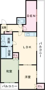 プランドール【4階】の間取り