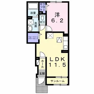 愛知県名古屋市緑区鳴海町字大清水【アパート】の間取り