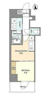 グランカーサ日本橋馬喰町【5階】の間取り