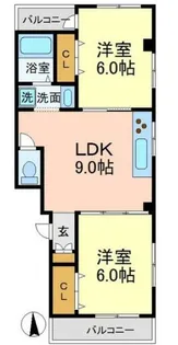 プラック経堂【2階】の間取り