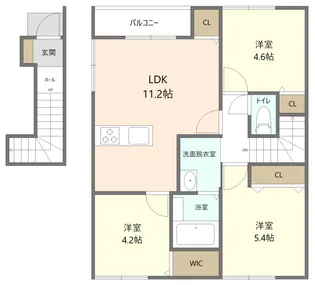 ビジョンA【2階】の間取り