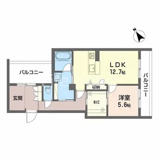 ShaMaison グランフィリア【2階】の間取り