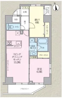 ザ・オベリスクイマド【7階】の間取り
