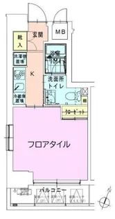 東京都江東区永代2【マンション】の間取り