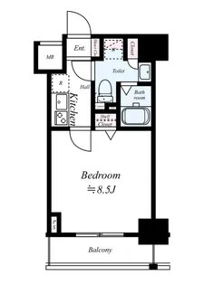 AZEST亀戸【11階】の間取り