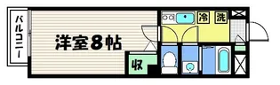 フラッティ千本今出川【5階】の間取り