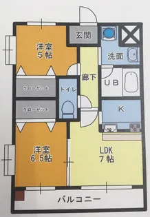 グランドパレスNS-77【2階】の間取り