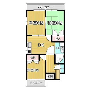 第2双葉マンション【3階】の間取り