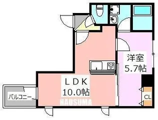ロゼットII【4階】の間取り