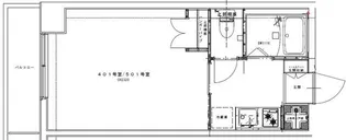 ドミシールカワイ【5階】の間取り