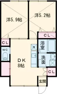 コンフォートテラス久我山【1階】の間取り