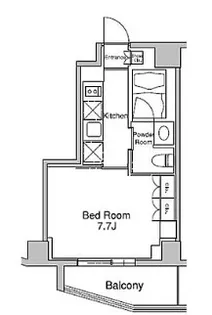 東京都港区南青山6【マンション】の間取り