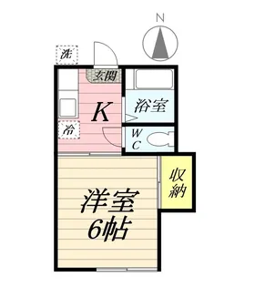 コーポヤマシタ【1階】の間取り