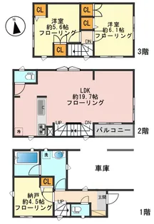 東京都江戸川区篠崎町4【一戸建】の間取り