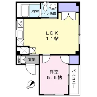 リッチハイツ南行徳II【3階】の間取り