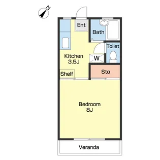 ロイヤルヒルアビコB棟【2階】の間取り
