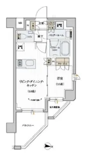 デュオステージ北千住II【4階】の間取り