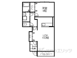 ファミーユ アン【1階】の間取り