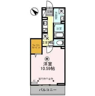 埼玉県さいたま市緑区美園3【アパート】の間取り