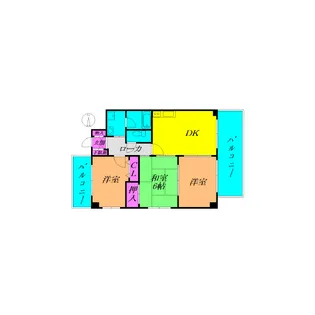 レグルス北池【3階】の間取り